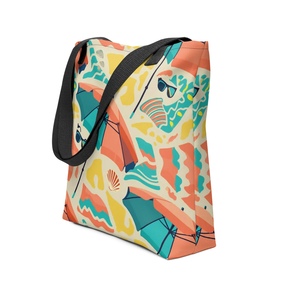 Sunset Shoreline on Tote Bag — Front