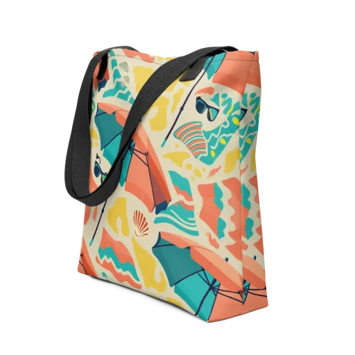 Sunset Shoreline on a Tote Bag