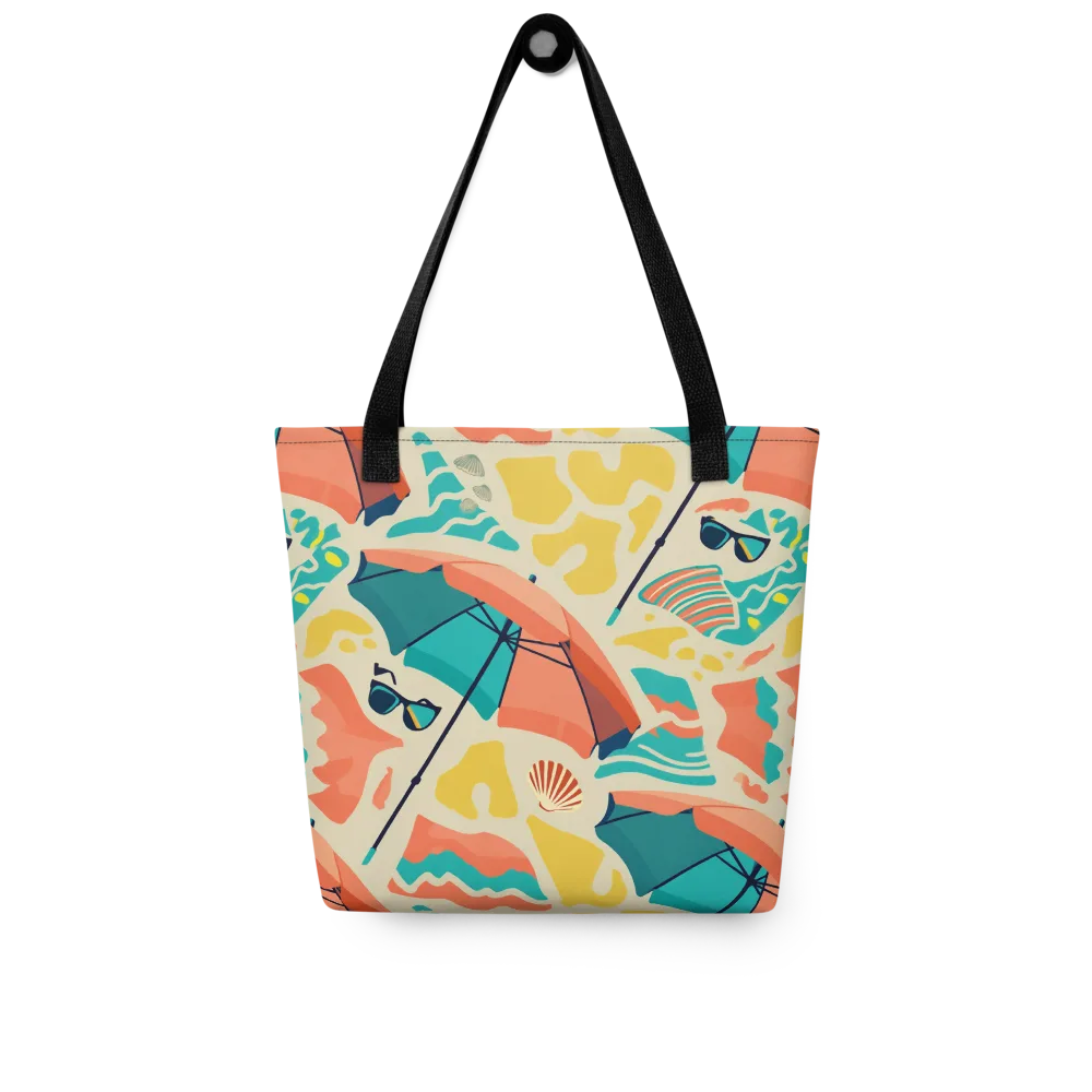 Sunset Shoreline on Tote Bag — Front