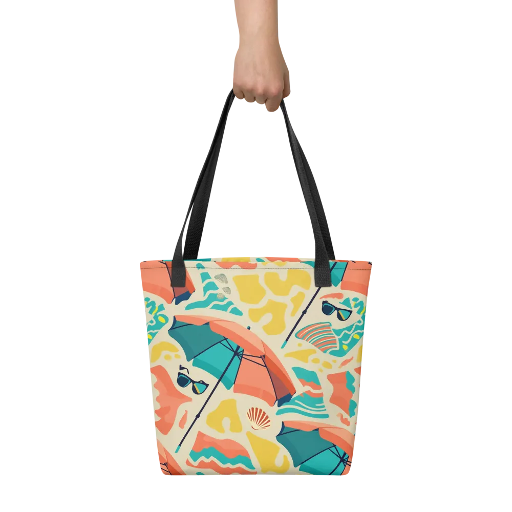 Sunset Shoreline on Tote Bag — Front