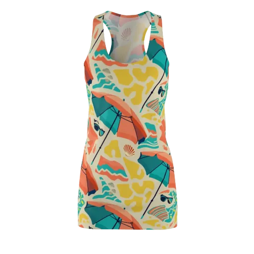 Sunset Shoreline on a Racerback Dress