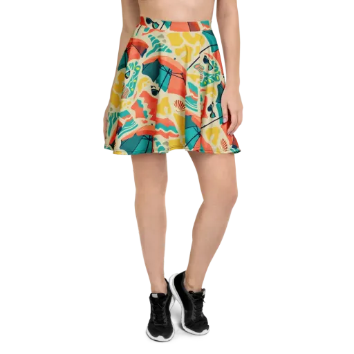 Sunset Shoreline on a Skater Skirt