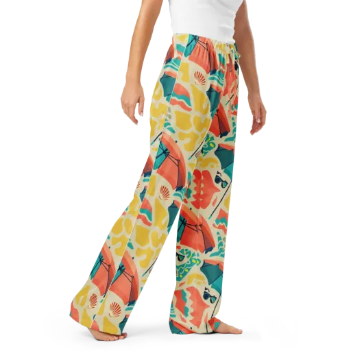 Sunset Shoreline on a Women's Pajama Pants