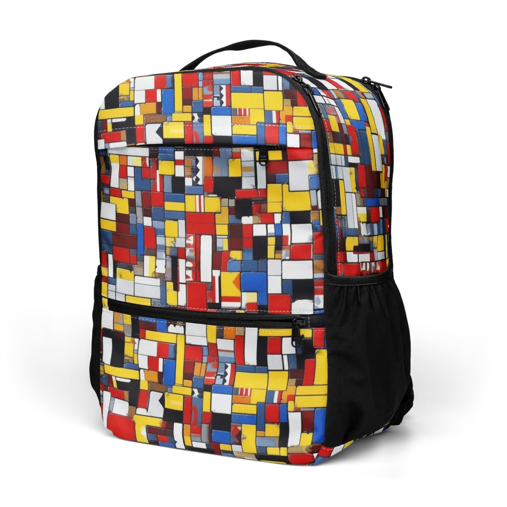 Primary Mosaic on Utility Backpack — Left Front