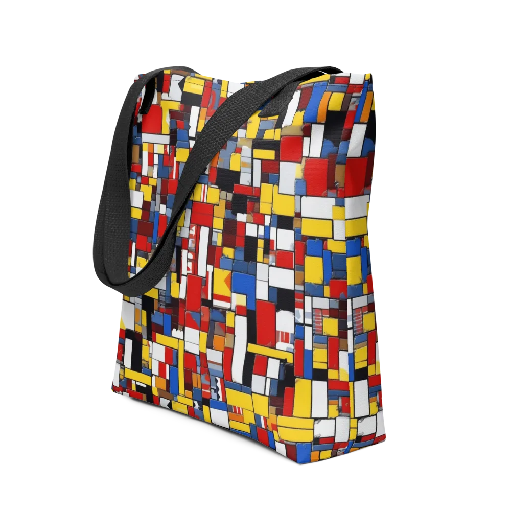 Primary Mosaic on Tote Bag — Front