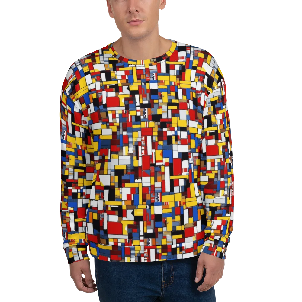 Primary Mosaic on Sweatshirt — Front