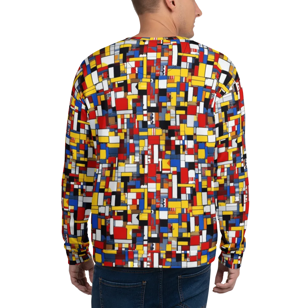 Primary Mosaic on Sweatshirt — Back