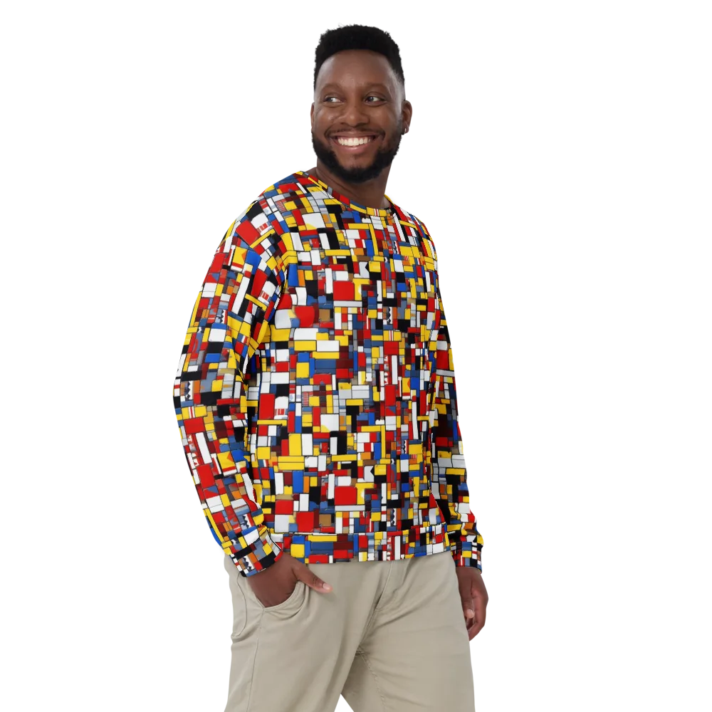 Primary Mosaic on Sweatshirt — Front