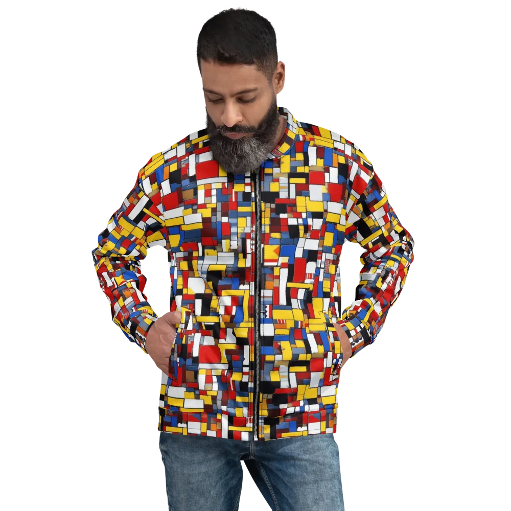 Primary Mosaic on Bomber Jacket — Front
