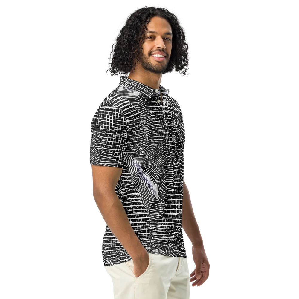 Urban Pulse on Men's Slim Fit Polo Shirt — Right Front