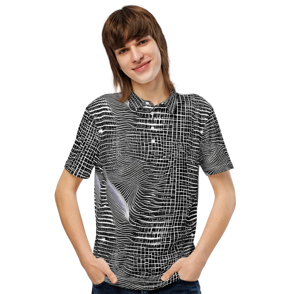 Urban Pulse on Men's Slim Fit Polo Shirt — Front
