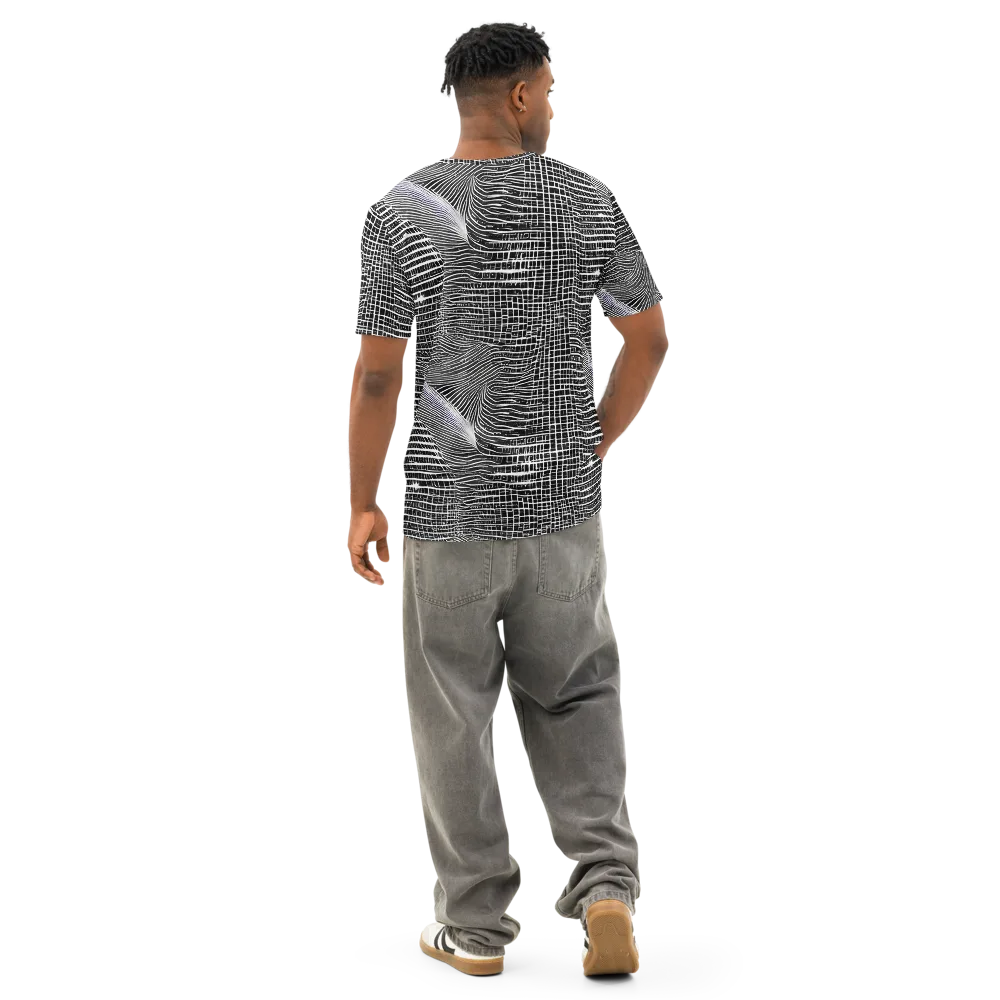 Urban Pulse on Men's Cotton Crew Neck T-Shirt — Back