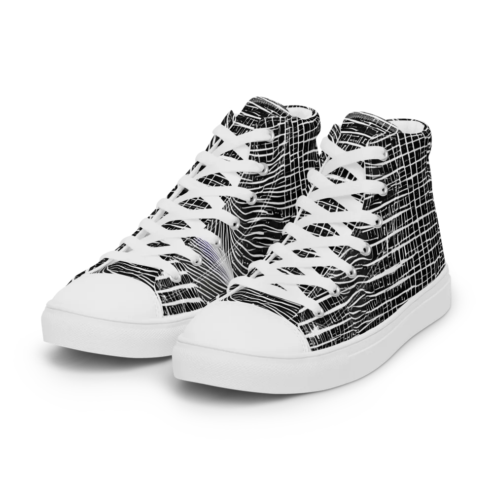 Urban Pulse on Women's High Top Canvas Shoes — Left Front