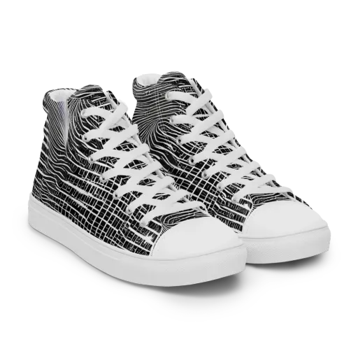 Urban Pulse on a Women's High Top Canvas Shoes