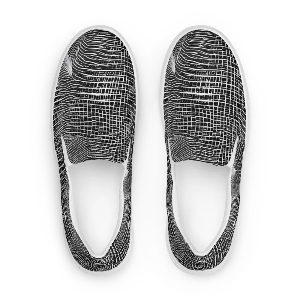 Urban Pulse on Men's Slip-On Canvas Shoes — Front