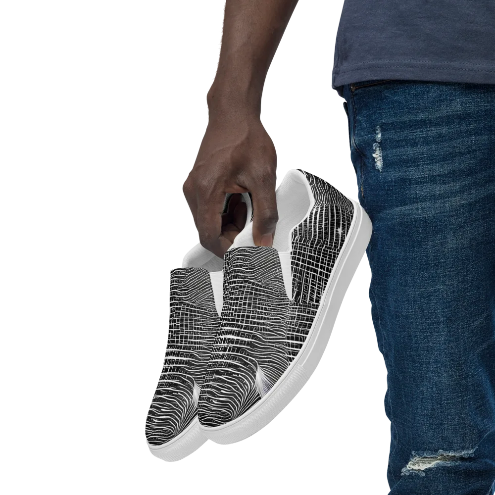 Urban Pulse on Men's Slip-On Canvas Shoes — Left Front