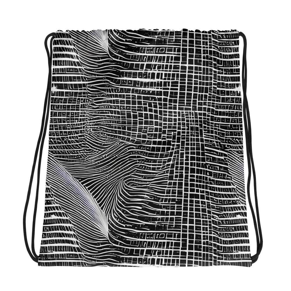 Urban Pulse on Drawstring Bag — Photo