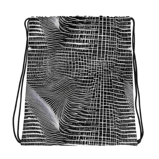 Urban Pulse on a Drawstring Bag