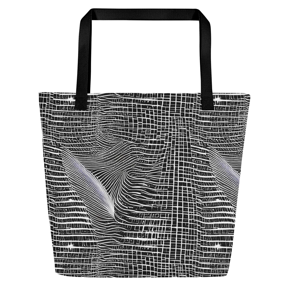 Urban Pulse on Large Tote Bag W/ Pocket — Front