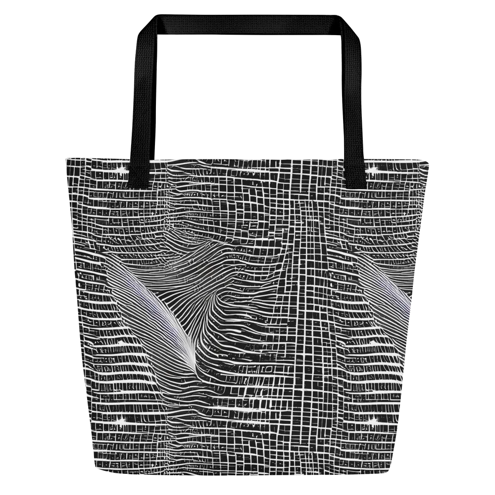 Urban Pulse on Large Tote Bag W/ Pocket — Front