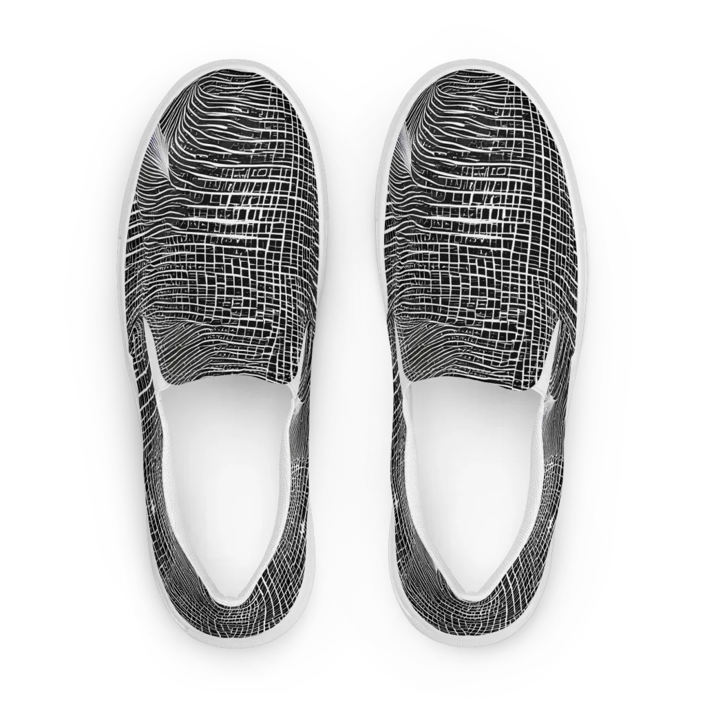 Urban Pulse on Women's Slip-On Canvas Shoes — Front