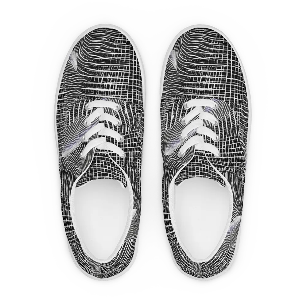 Urban Pulse on Men's Lace-Up Canvas Shoes — Front