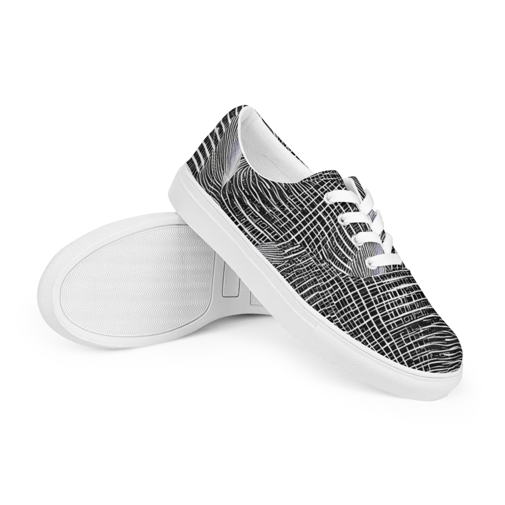 Urban Pulse on Men's Lace-Up Canvas Shoes — Right Front