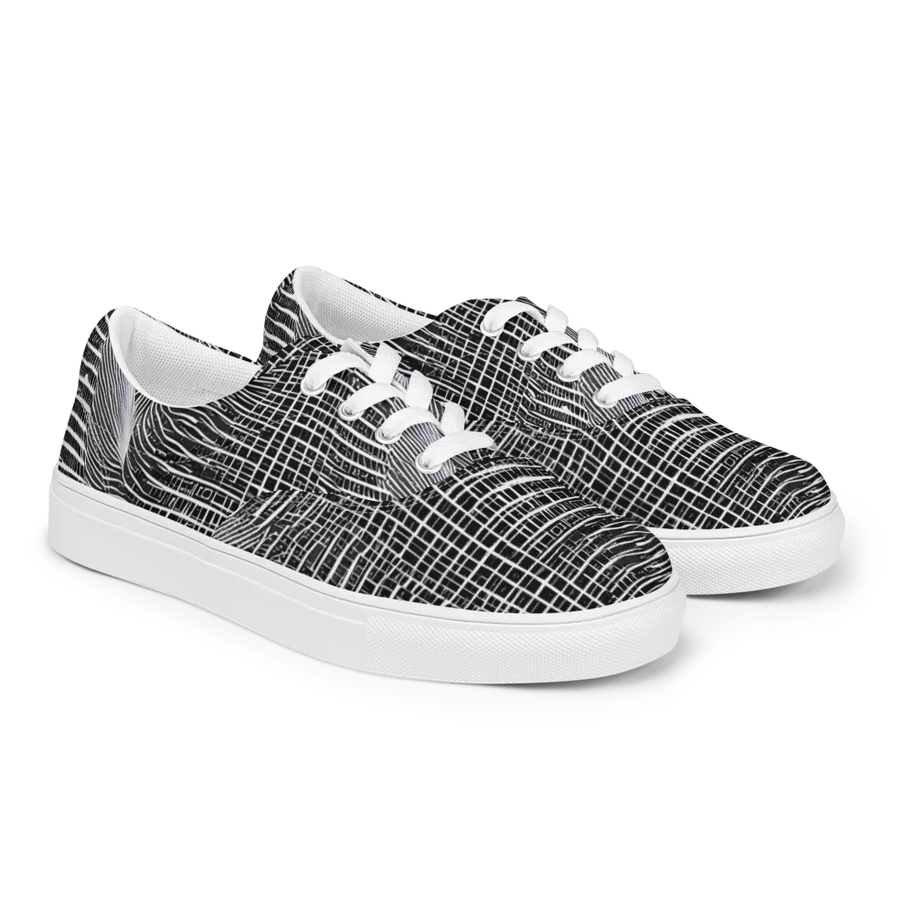 Urban Pulse on Men's Lace-Up Canvas Shoes — Right Front