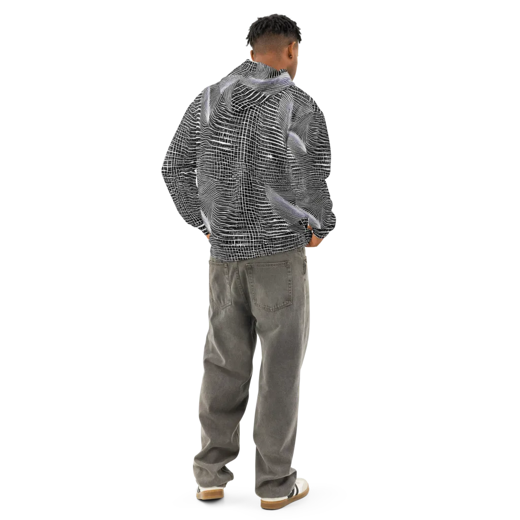 Urban Pulse on Cotton Hoodie — Back