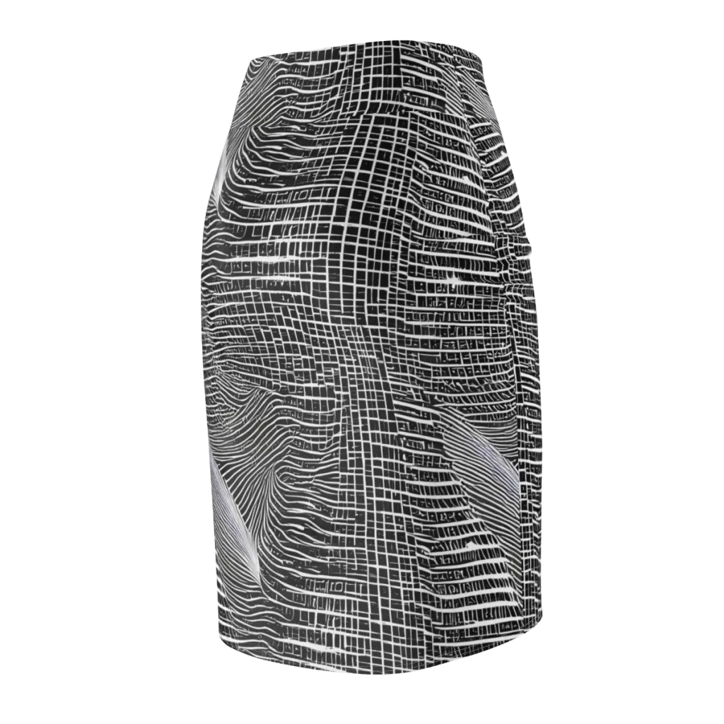 Urban Pulse on Pencil Skirt — Back Side