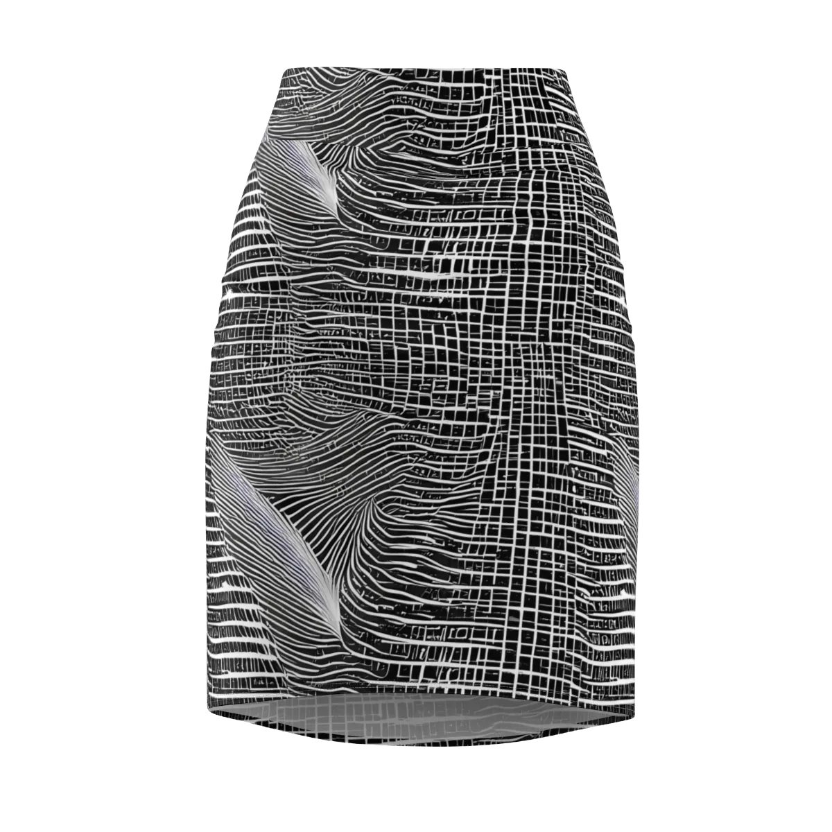 Urban Pulse on Pencil Skirt — Front