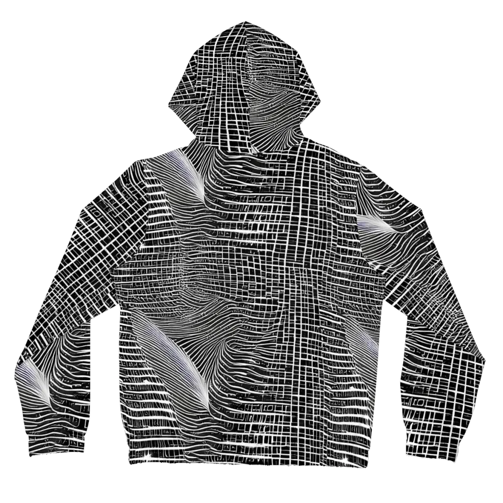 Urban Pulse on Women's Full-Zip Hoodie — Back
