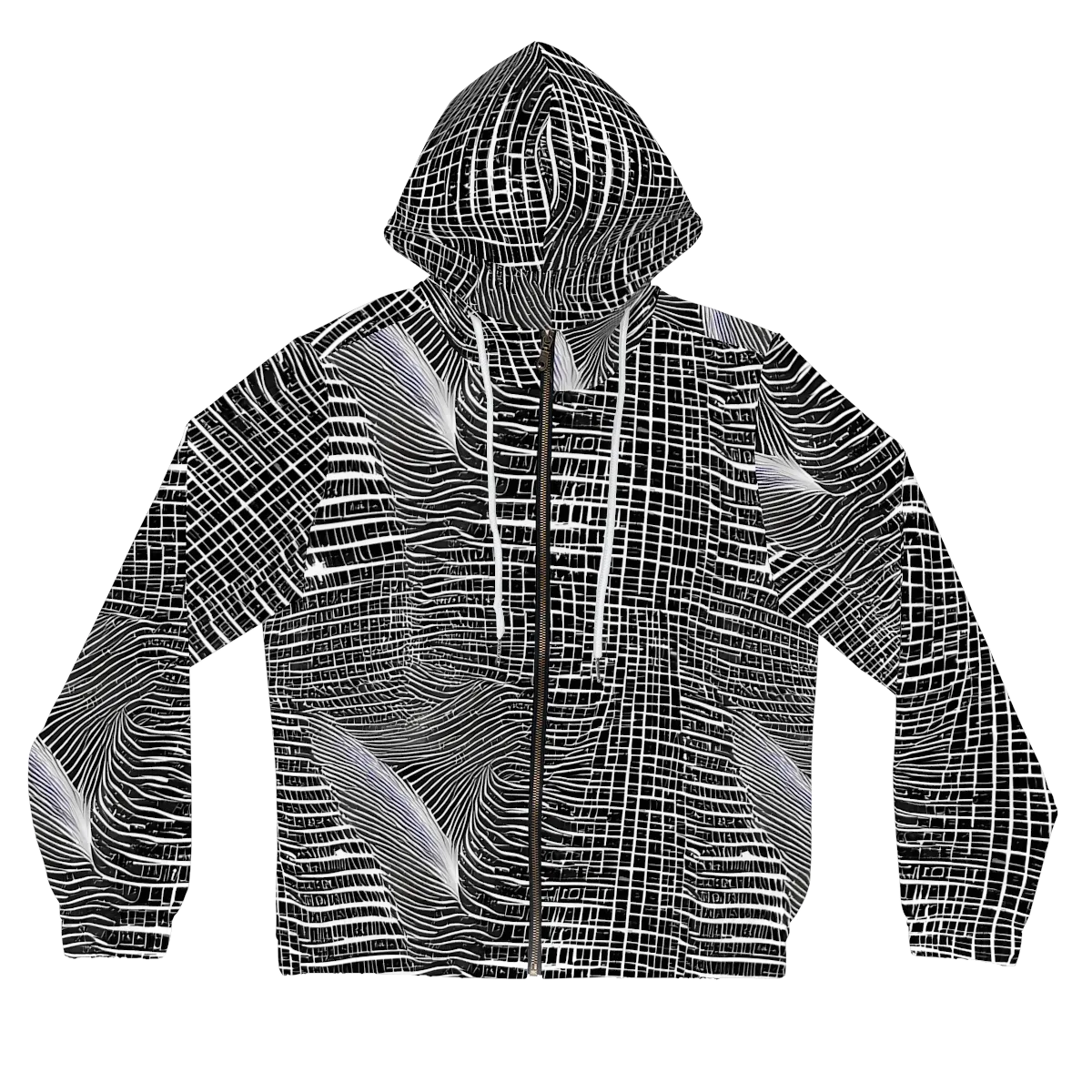 Urban Pulse on Women's Full-Zip Hoodie — Front