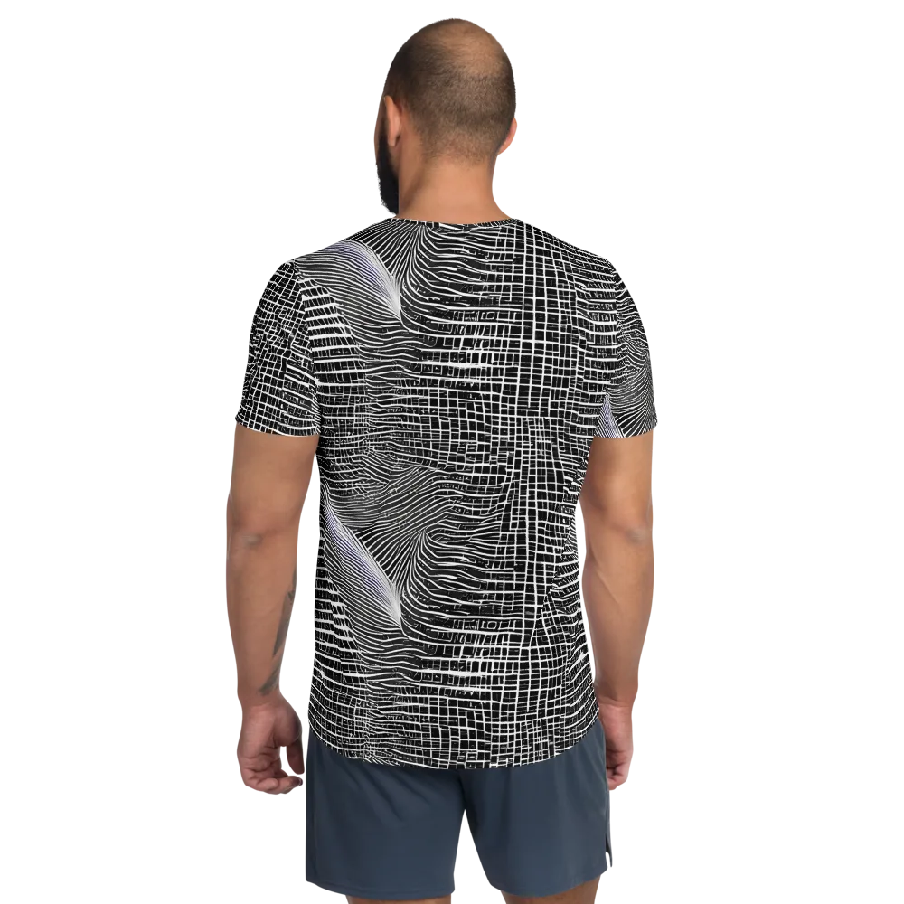 Urban Pulse on Men's Athletic T-Shirt — Back