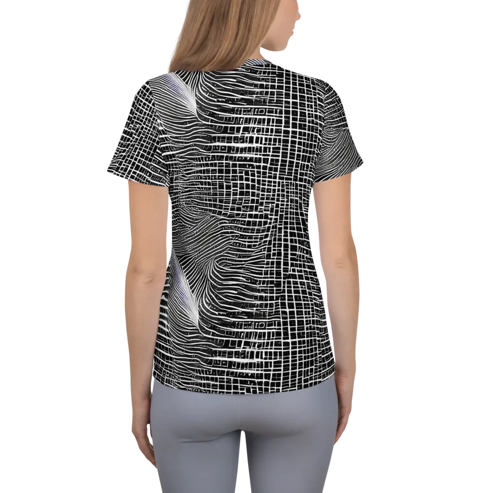 Urban Pulse on Women's Athletic T-Shirt — Back