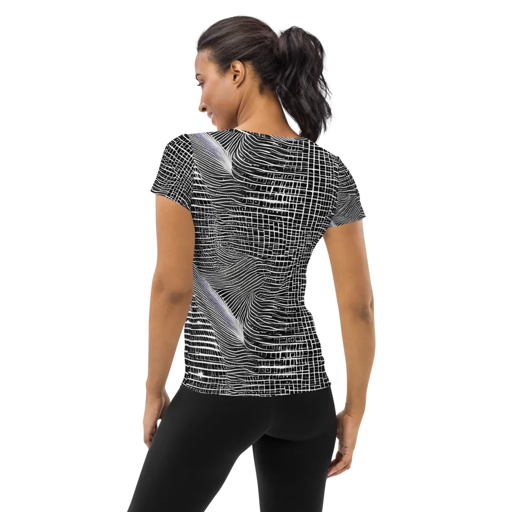 Urban Pulse on Women's Athletic T-Shirt — Back