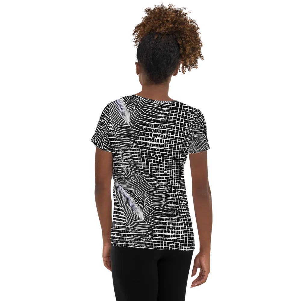 Urban Pulse on Women's Athletic T-Shirt — Back