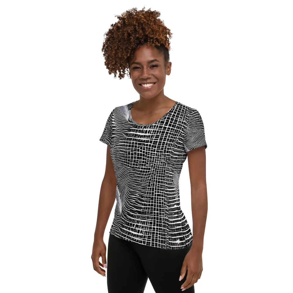 Urban Pulse on Women's Athletic T-Shirt — Left