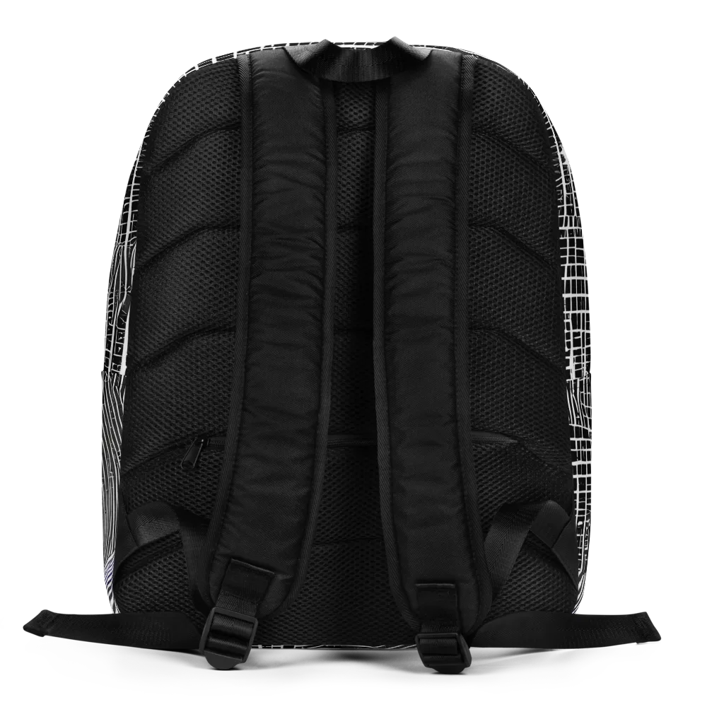 Urban Pulse on Minimalist Backpack — Back