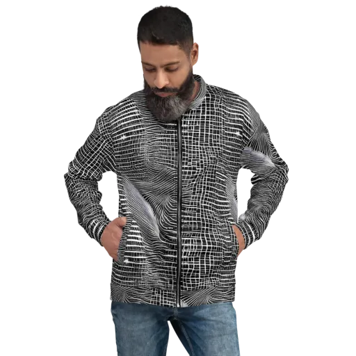 Urban Pulse on a Bomber Jacket