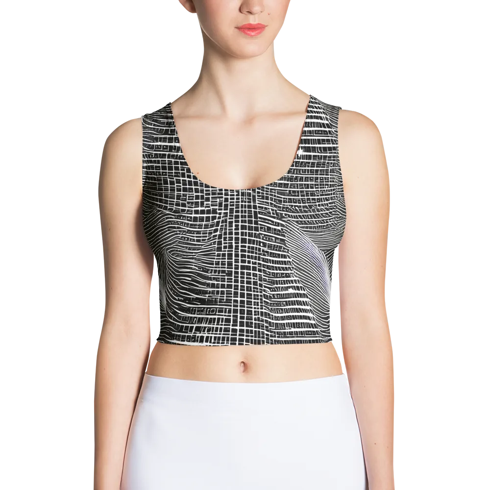 Urban Pulse on Crop Top — Front