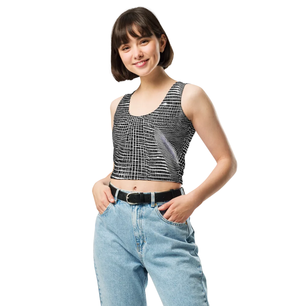 Urban Pulse on Crop Top — Front