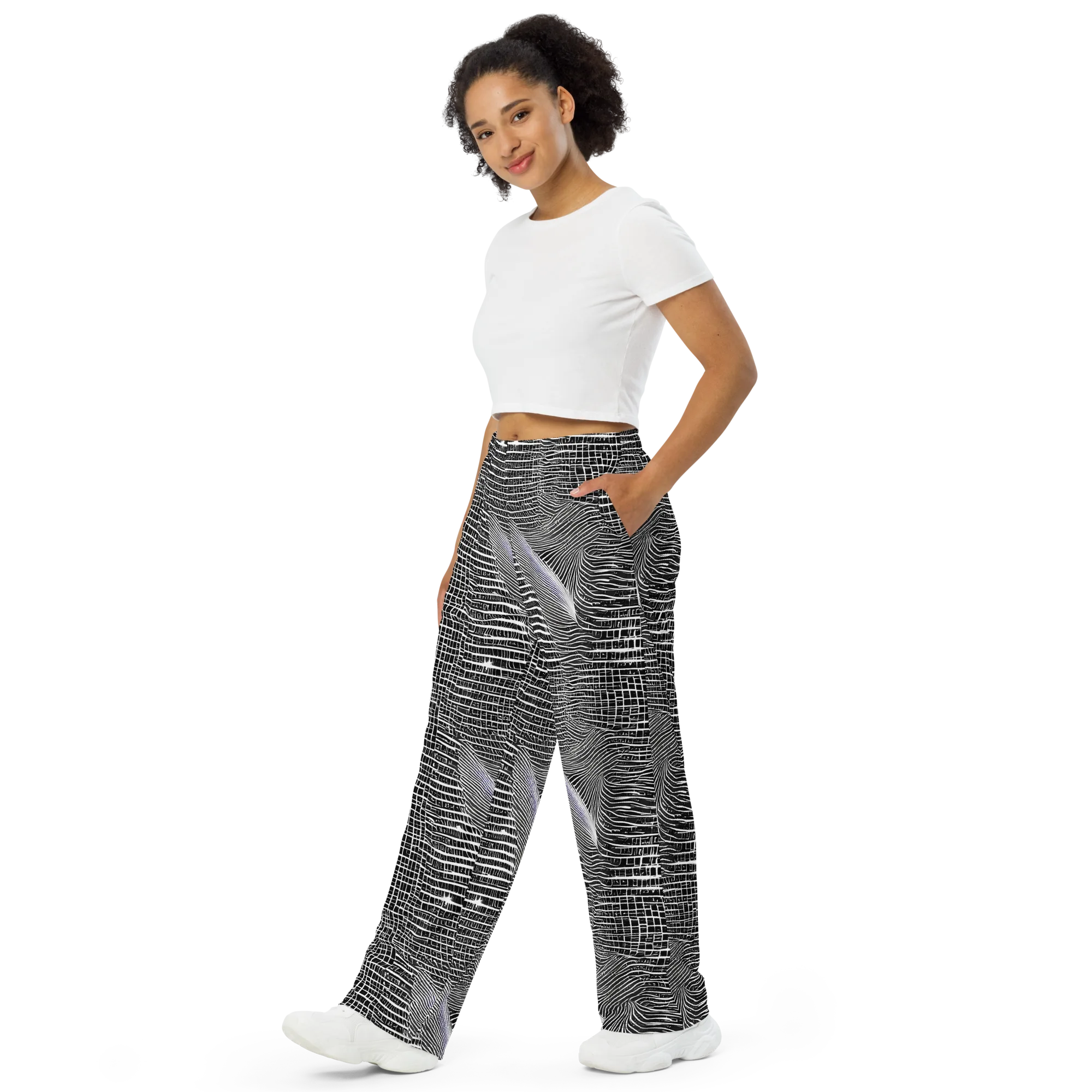 Urban Pulse on Wide-Leg Pants — Left Front