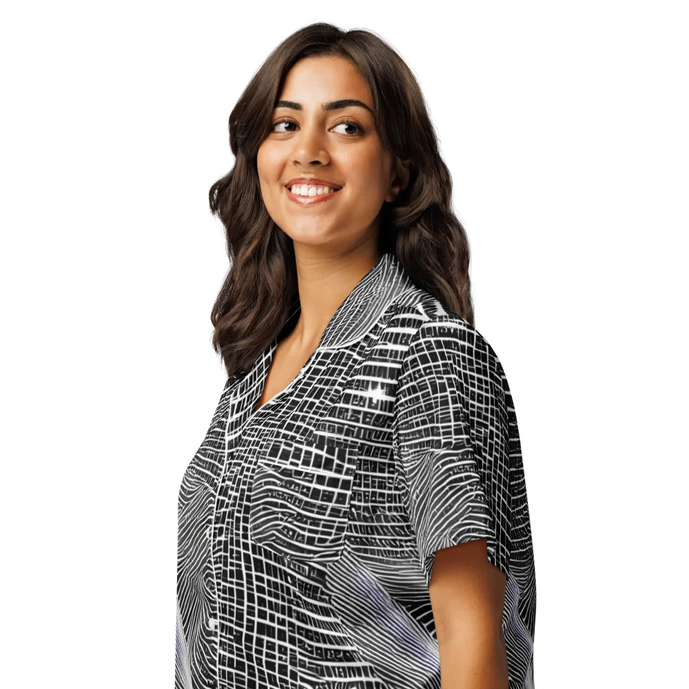 Urban Pulse on Women's Short Sleeve Pajama Top — Left Front