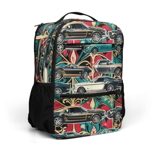 Chrome Deco Rally on a Utility Backpack