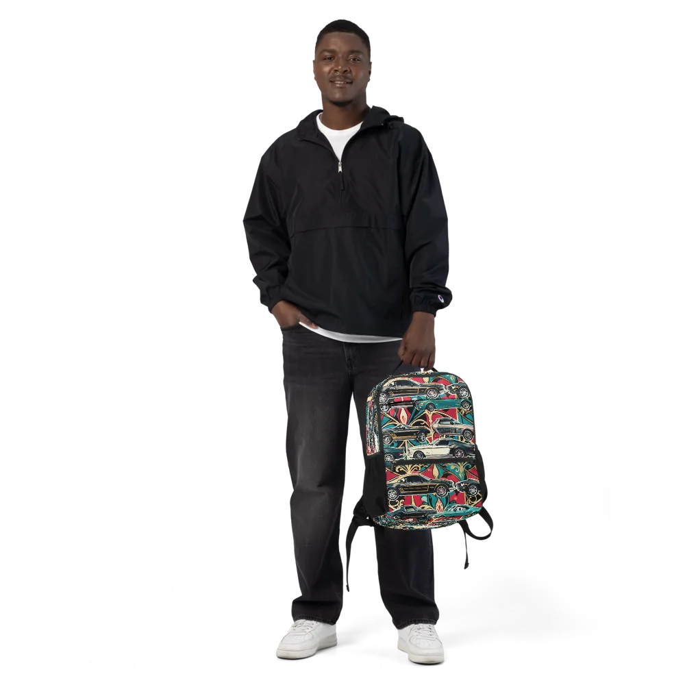 Chrome Deco Rally on Utility Backpack — Front