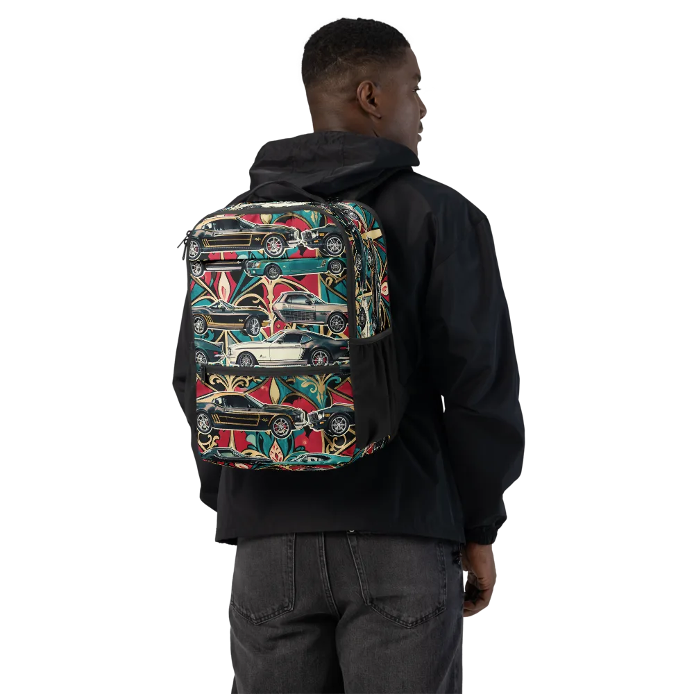 Chrome Deco Rally on Utility Backpack — Back