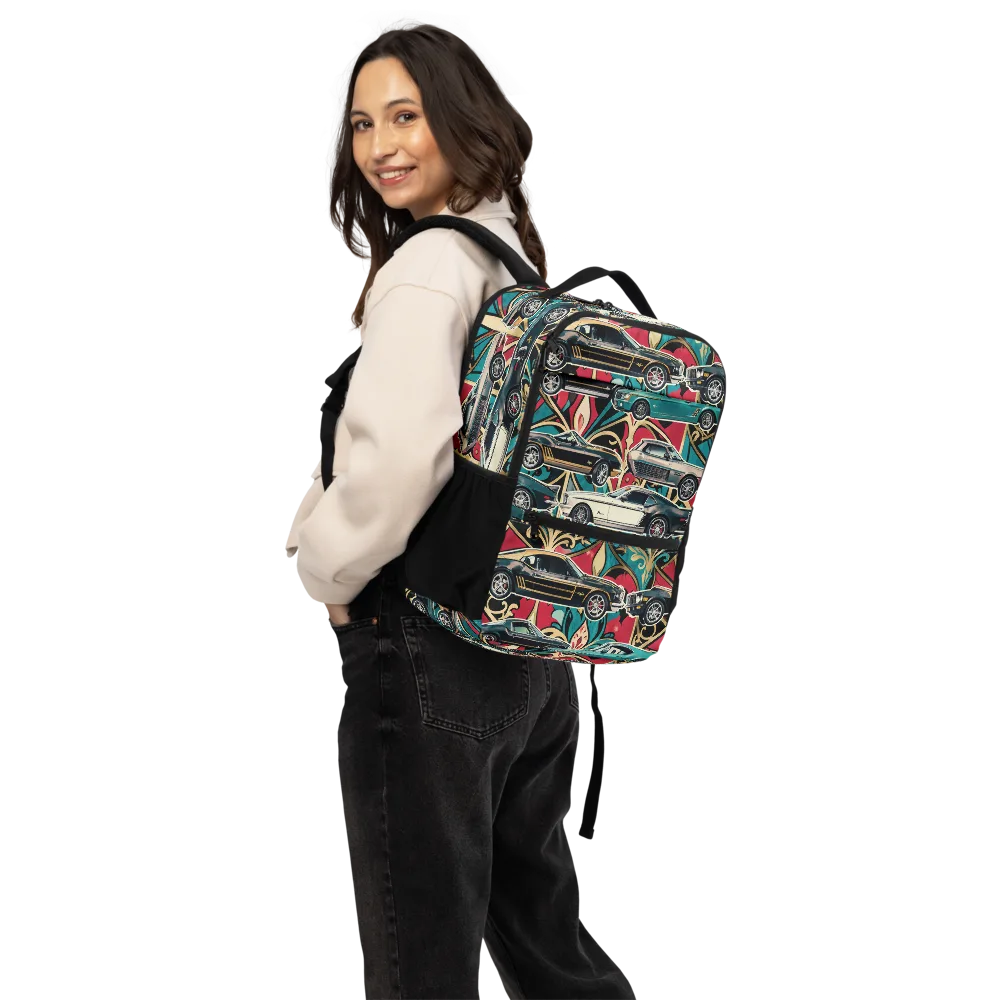 Chrome Deco Rally on Utility Backpack — Back