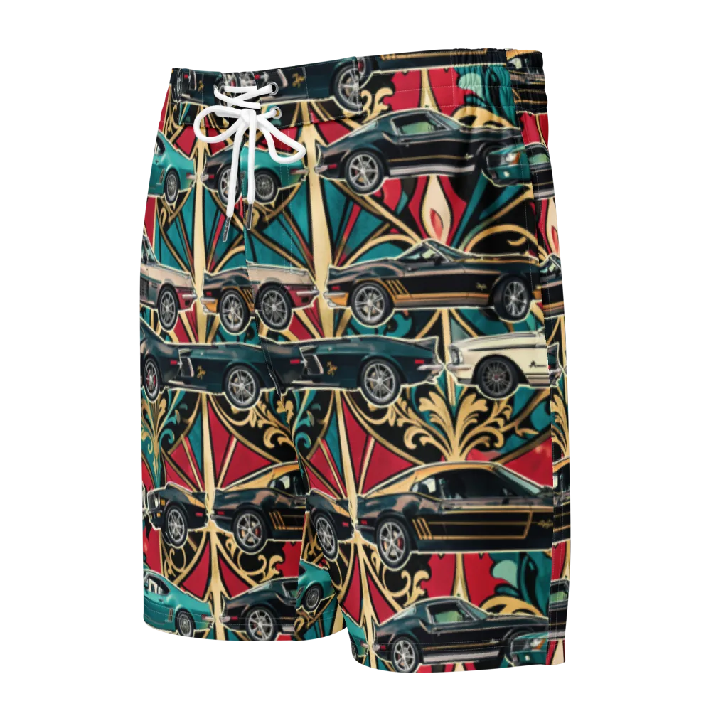 Chrome Deco Rally on Men's Board Shorts — Front