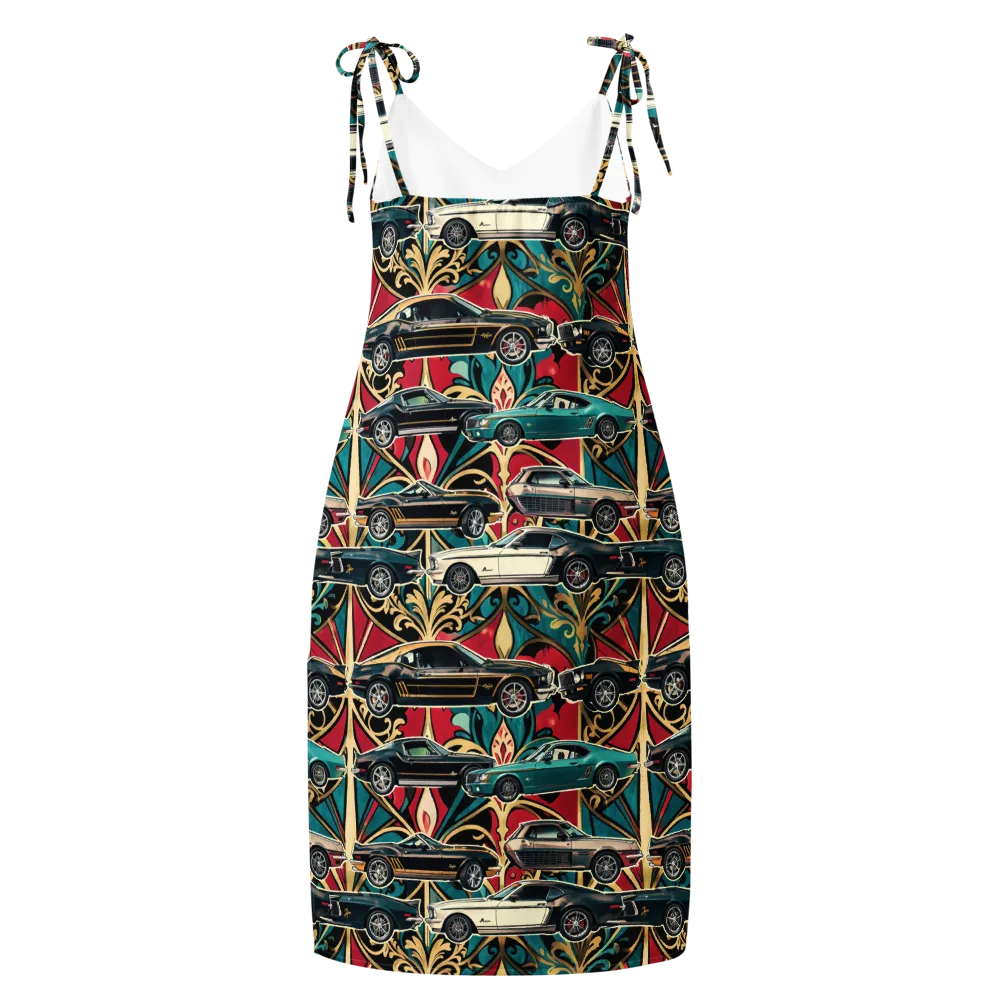Chrome Deco Rally on Slip Dress — Back